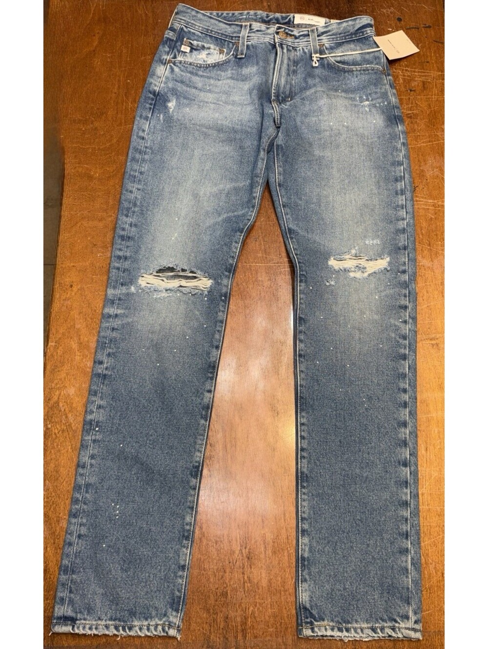 AG-ED Denim Mens 31x33 Tellis Modern Slim Jean Distressed Ripped Goldschmied NWT